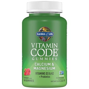 Vitamin Code Calcium & Magnésium - Framboise - 60 Gommes à Mâcher