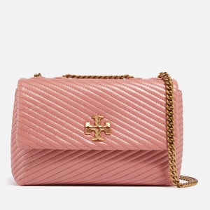 Tory Burch Kira Moto Small Convertible Leather Shoulder Bag