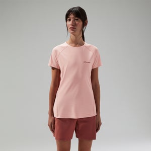 24/7 Short Sleeve Tech T-Shirt für Damen Pink