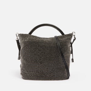 DKNY Feven Crystal-Embellished Faux Leather Bag