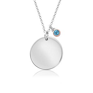 Clogau Celebration December Birthstone Pendant