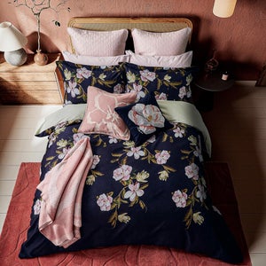 Ted Baker Opal Floral Duvet Set - Navy