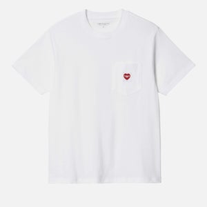 Carhartt WIP Women's S/S Pocket Heart T-Shirt - White