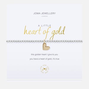 Joma Jewellery A Little Heart Of Gold Silver-Tone Bracelet