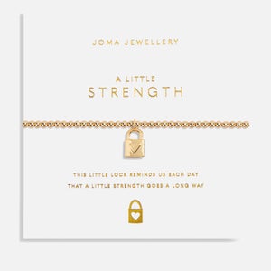 Joma Jewellery A Little Strength Gold-Tone Bracelet