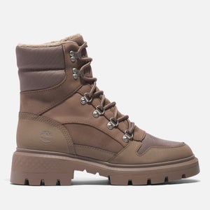 Timberland Women's Cortina Valley Warm Lined Lace Up Boots - Taupe Leather