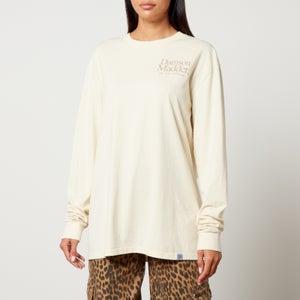 Damson Madder Flower Vase Cotton-Jersey Top