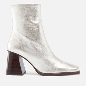 ALOHAS Women's South Shimmer Leather Heeled Boots