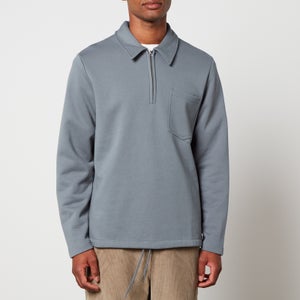 Samsøe Samsøe Men's Jonathan Half Zip Sweatshirt - Stormy Weather