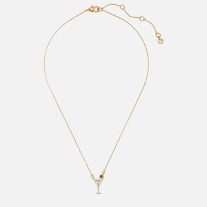 Kate Spade New York Cocktail Mini Gold-Plated Necklace