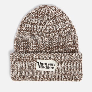 Damson Madder Flecked Ribbed-Knit Beanie