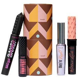 benefit Christmas 2023 Nice List Lashes Badgal Bang, Roller Lash, They're Real & Fan Fest Mascara Gift Set (Worth £90)