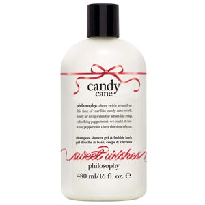 Philosophy Christmas 2023 Candy Cane Shower Gel & Bubble Bath 480ml