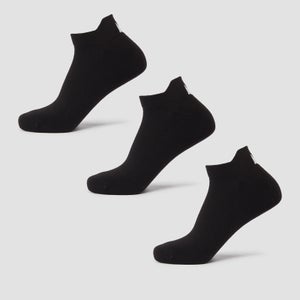 Unisex športové ponožky MP (3-balenie) – čierne