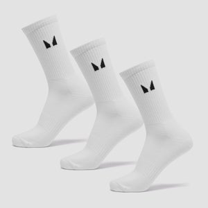 Αθλητικές Κάλτσες MP Unisex (Σετ των 3) - Λευκό