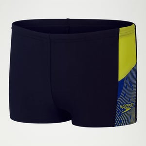 Pantaloncini da bagno Dive da bambino Blu navy/Giallo