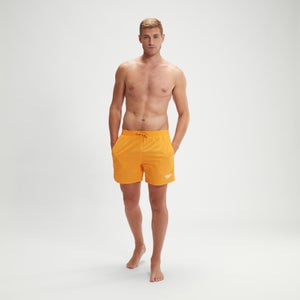 Bañador corto Essentials de 40 cm para hombre, naranja