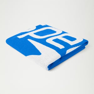 Toalla con logotipo de Speedo, azul/blanco