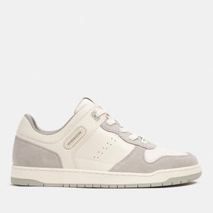 Coach Men's C201 Mixed Material Trainers - Chalk/Dove Grey