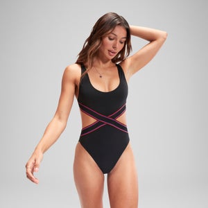 Flu3nte Maillot de bain convertible à découpes