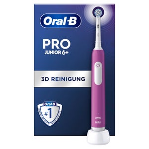 Oral-B Pro Junior Elektrische Zahnbürste, für Kinder ab 6 Jahren, Lila