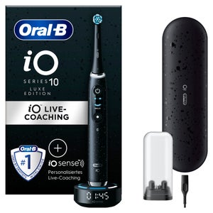 [Zahnarztpraxis-Angebot] Oral-B iO Series 10 Elektrische Zahnbürste, Luxe Edition, Cosmic Black