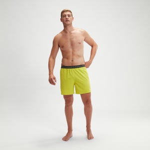 Bañador corto HyperBoom de 40 cm con banda para hombre, verde