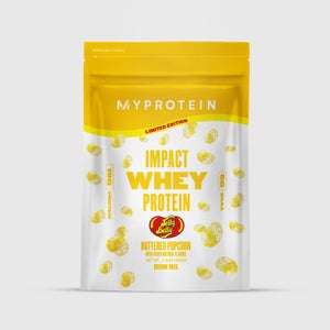 Myprotein Impact Whey Protein, Jelly Belly Buttered Popcorn, 2.2lbs (USA) (ALT)