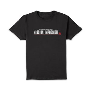 Mission Impossible Mission Impossible Men's T-Shirt - Black