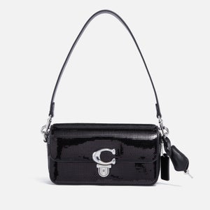 Coach Studio Sequinned Leather Baguette Bag