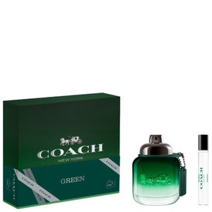 Coach For Men Green Eau de Toilette Spray 60ml Gift Set
