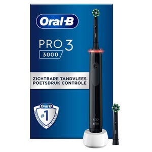 Oral-B Pro 3 3000 Zwarte Elektrische Tandenborstel