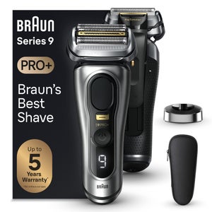 Braun Series 9 Pro+ Elektrorasierer, Ladestation, Wet & Dry, 9517s, Silber