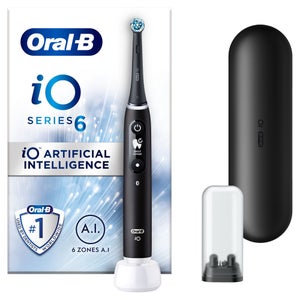 Oral-B iO6 Black Lava Electric Toothbrush with Travel Case