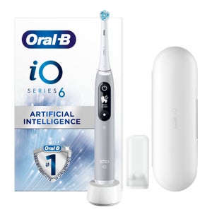 Oral-B iO6 Grey Opal Electric Toothbrush with Travel Case
