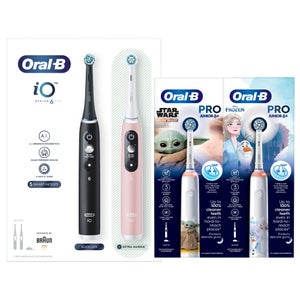 Oral B Essential Family Bundle - iO6 and Pro 3 Kids