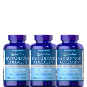 Hydrolysed Collagen 1000mg - 180 Caplets (3 pack)