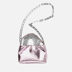 Stine Goya Cruz Mini Crystal Fringe Leather Crossbody Bag