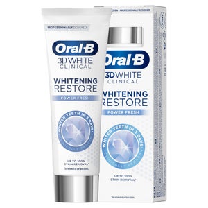 Oral B 3D White Clinical Whitening Restore Power Fresh Toothpaste 75ml