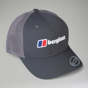 Unisex Logo Recognition Trucker Cap Grey