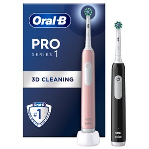 Oral-B Pro 1 Pink & Black Electric Toothbrush