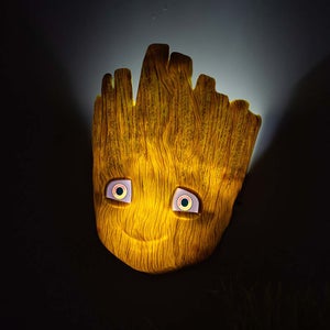 3D Marvel Baby Groot Face Light