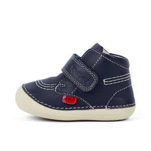 Baby Unisex Softer Hi Baby Leather Navy