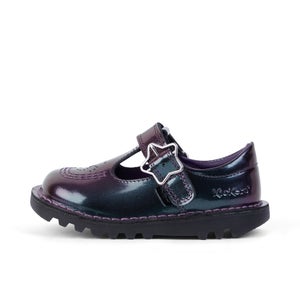 Infant Girl's Kick T-Bar Galactic Patent Leather Purple