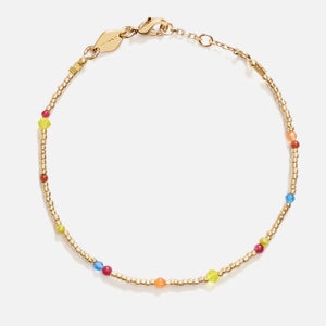 Anni Lu Golden Sands 18-Karat Gold-Plated Multistone Bracelet