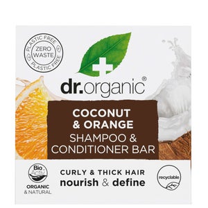 dr.organic Coconut & Orange Shampoo & Conditioner Bar 75g