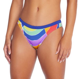Women's Pride Printed Classic Bikini Bottom Multi