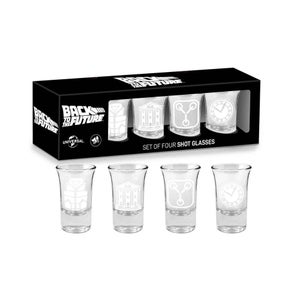 Back to the Future Premium Set of 4 Shot Glasses