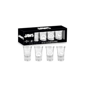 Jaws Premium Set of 4 Shot Glasses