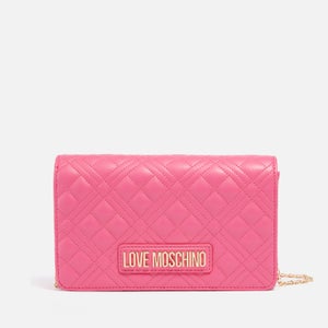 Love Moschino Borsa Smart Daily Quilted Faux Leather Crossbody Bag